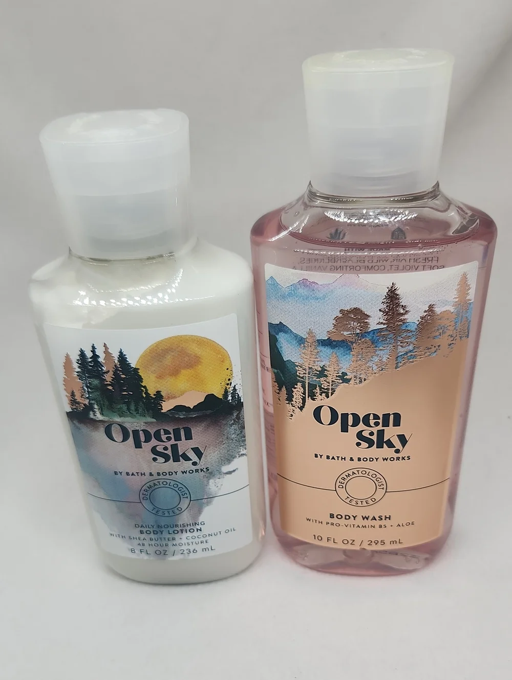 Bath & Body Works Open Sky Body Wash & Lotion Set New